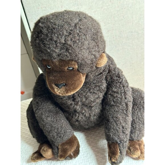Dakin Gorilla Plush 1979 Brown Ape Monkey 18" Stuffed Animal Vintage Zoo - Picture 5 of 9